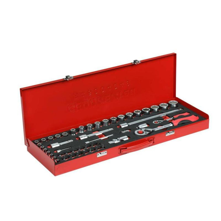 Gedore R46004049 1/2" + 1/4" Drive Socket Set 49 Pcs