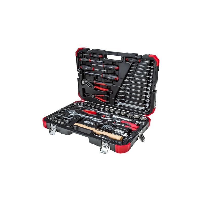 Gedore R46003100 Socket set 1/4+1/2 size10-32mm 100 Piece