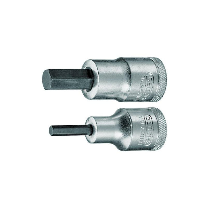 Gedore 6155010 Screwdriver Bit Socket 1/2 Inch in-Hex 1/4 Inch