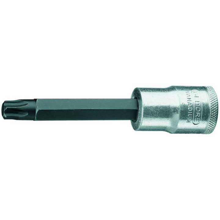 Gedore 6155870 Screwdriver Bit Socket 1/2", Long TORX® T45