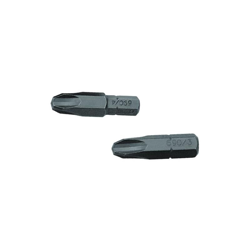 Gedore 6541590 Screwdriver Bit 1/4 Drive , Value pack 10 - Piece , PH 3