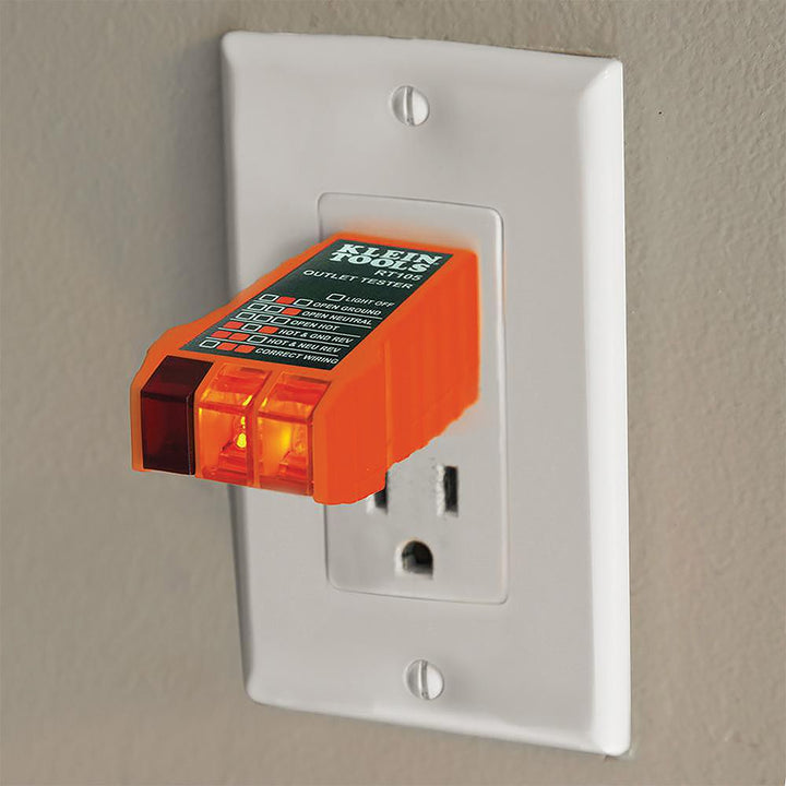 klein Tools NCVT2PKIT Dual Range NCVT with Receptacle Tester Electrical Test Kit