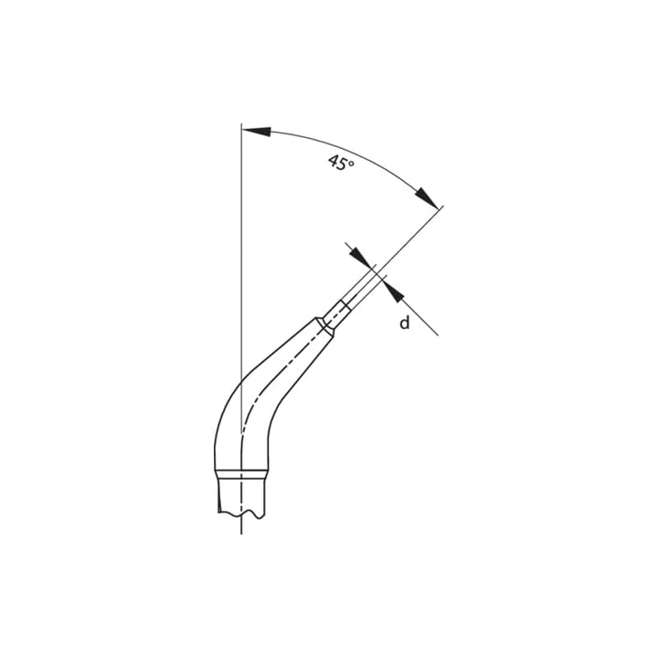 Gedore 2014998 Circlip Pliers For Internal Retaining Rings, Angled 45 Degrees