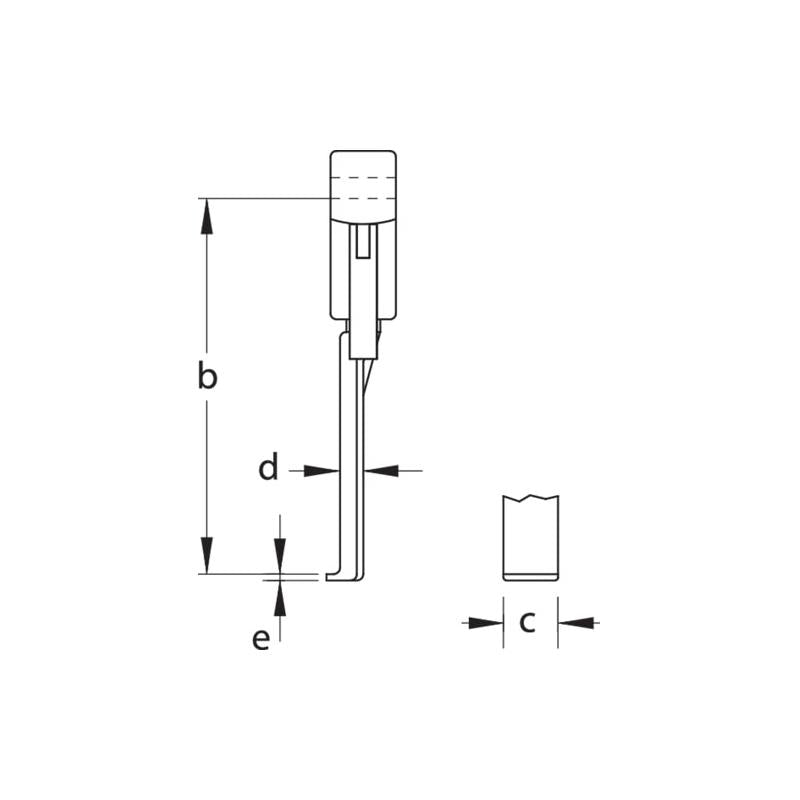 Gedore 2015862 Pulling Leg With Quick-Release Clamp 220 mm