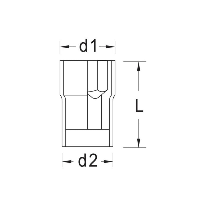 Gedore 2946440 VDE Socket 3/8 Inch 13 mm