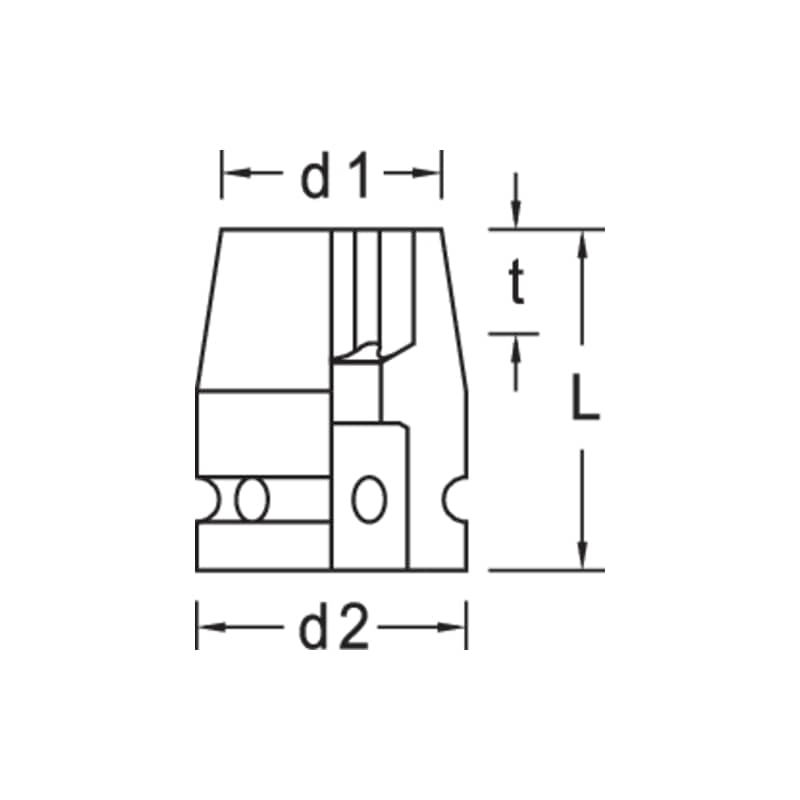 Gedore 6223110 Impact socket 1/2 Inch TORX® E10