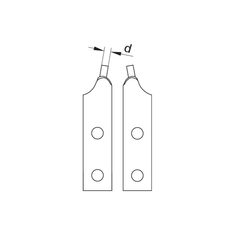 Gedore 6703750 Circlip Pliers For Internal Retaining Rings, 122-300 mm