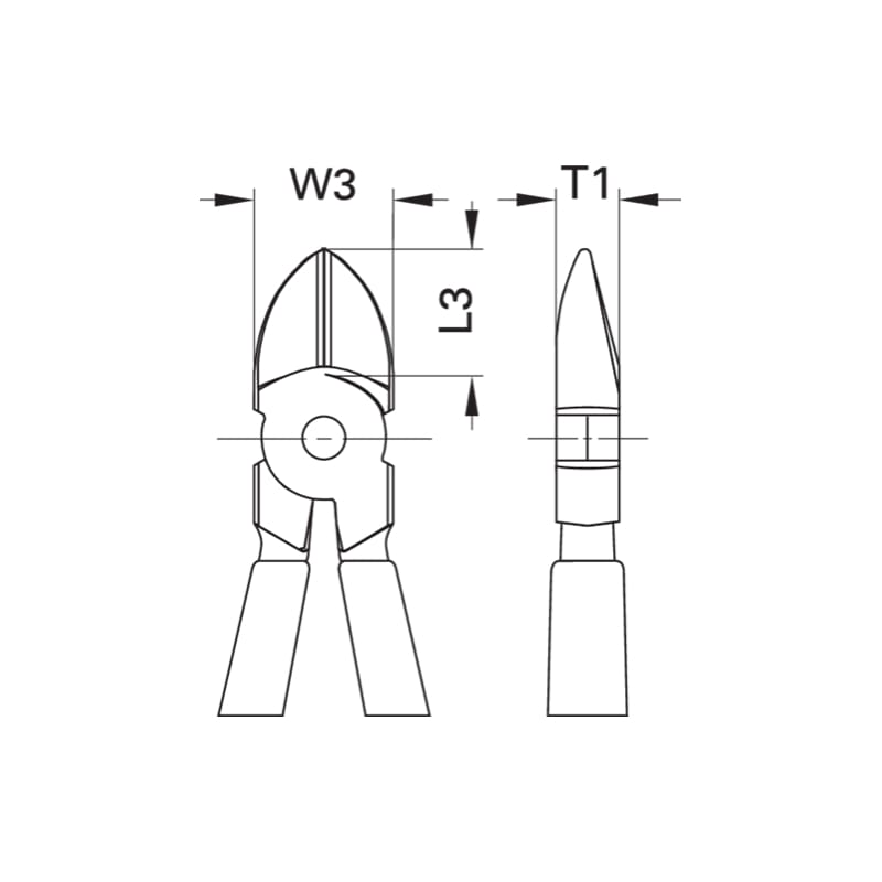 Gedore 6743620 VDE Side Cutter With VDE Dipped Insulation 160 mm