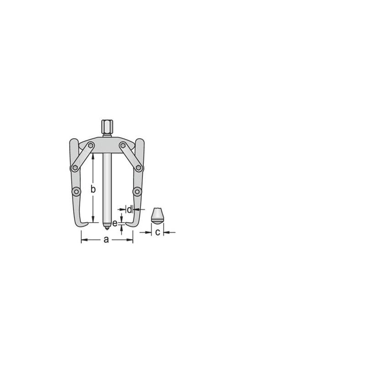 Gedore 8005460 1.14/3 Puller 2-Arm Pattern 250x260 mm