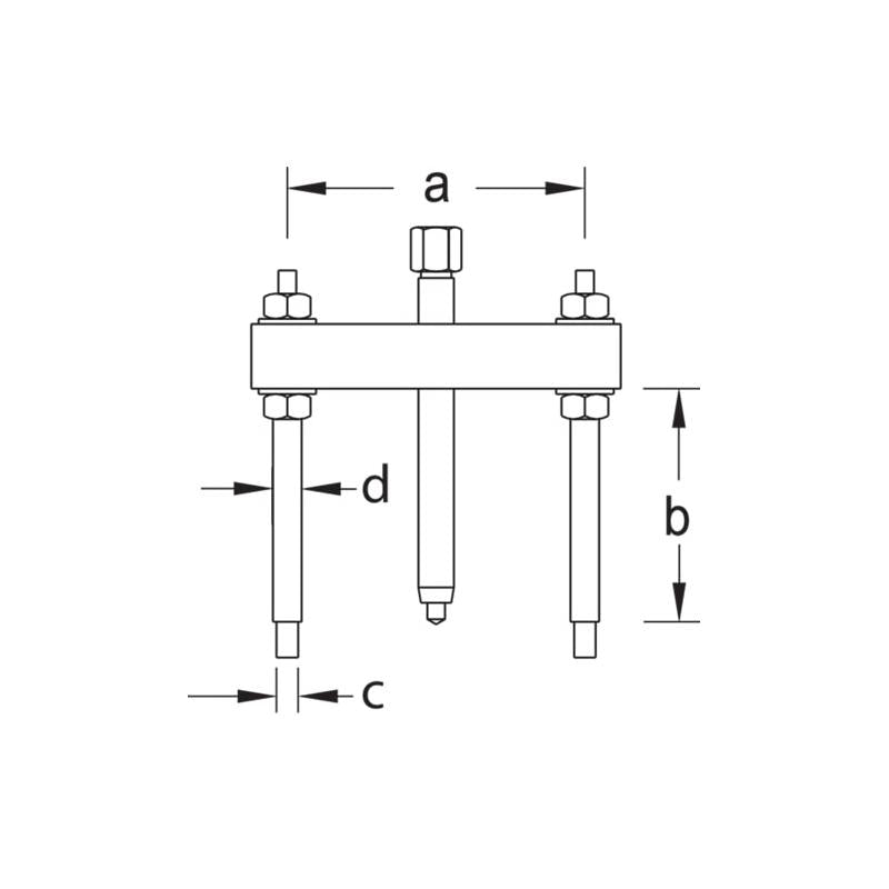 Gedore 8017550 Separator Puller 40-120 mm