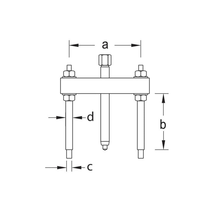 Gedore 8017550 Separator Puller 40-120 mm