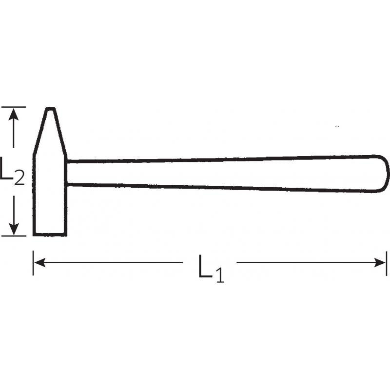 Stahlwille 70120004 10970 Engineers hammer
