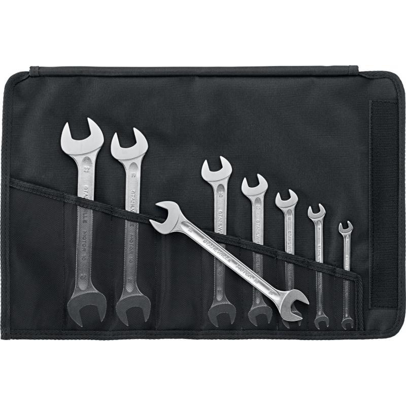 Stahlwille 96400305 10/8 Double Open Ended Wrench Set - Metric, 8 pcs