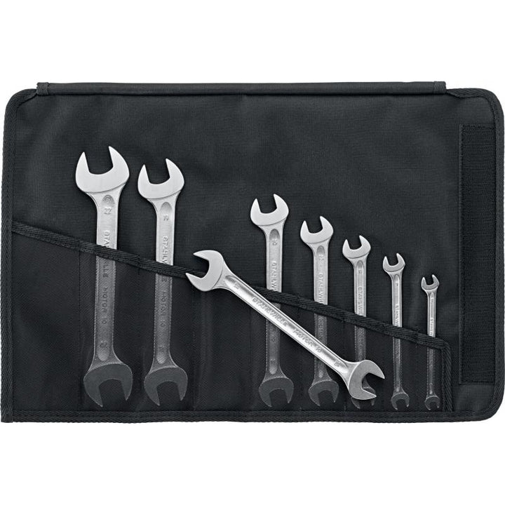 Stahlwille 96400305 10/8 Double Open Ended Wrench Set - Metric, 8 pcs