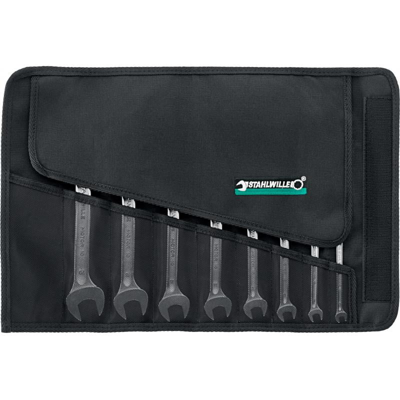 Stahlwille 96400305 10/8 Double Open Ended Wrench Set - Metric, 8 pcs