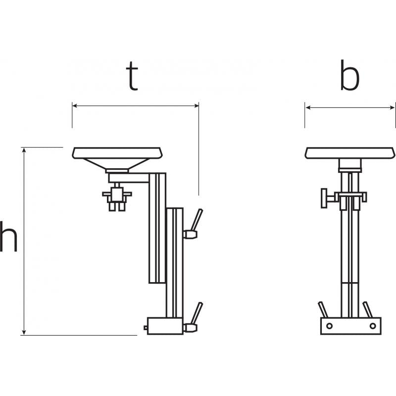 Stahlwille 52110291 7791-2 Test attachment for torque screwdrivers
