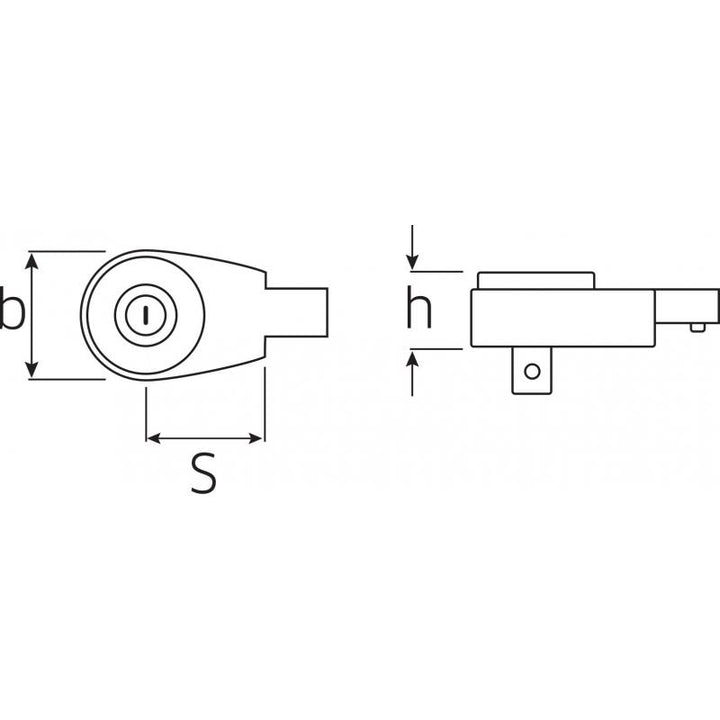Stahlwille 58251065 735/65 3/4" Square Drive insert tool, fine tooth