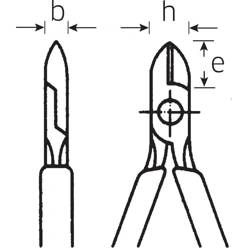 Stahlwille 66028180 6602 VDE heavy duty side cutters, 180 mm