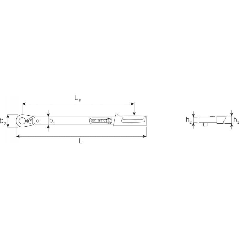 Stahlwille 50204030 721 Quick Standard MANOSKOP 1/2" torque wrench
