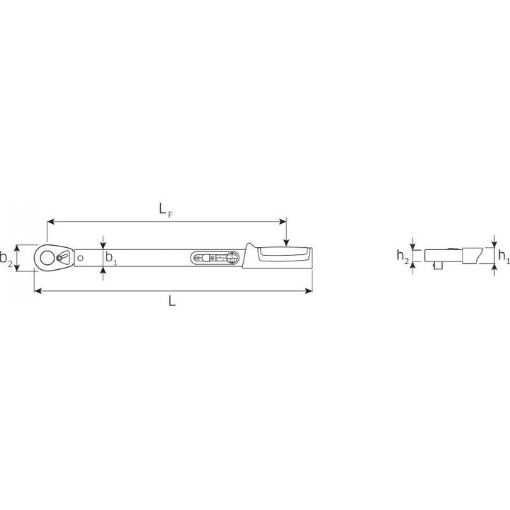 Stahlwille 50204030 721 Quick Standard MANOSKOP 1/2" torque wrench