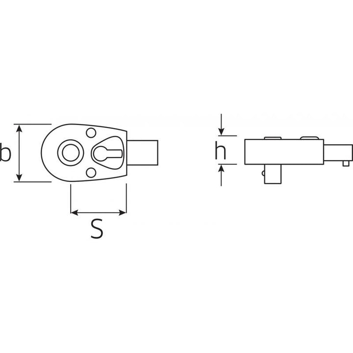 Stahlwille 58253020 725QR QuickRelease 1/2" Drive Insert Tool