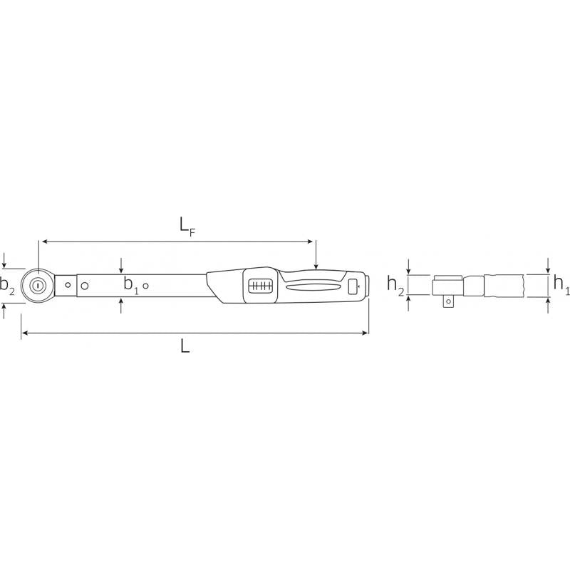 Stahlwille 96503110 730NR Service MANOSKOP torque wrench