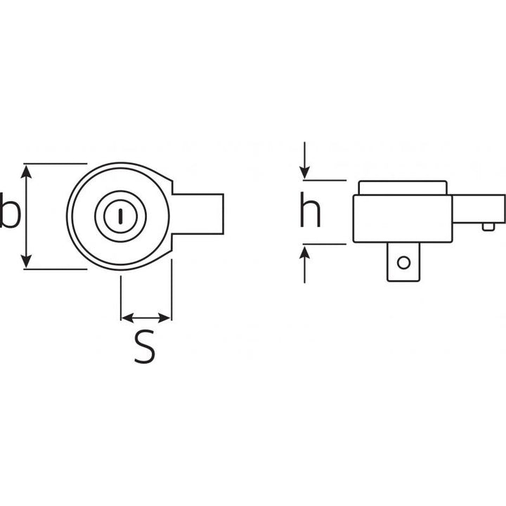 Stahlwille 58250065 735 3/4" Insert Tool, fine tooth, size 40HD