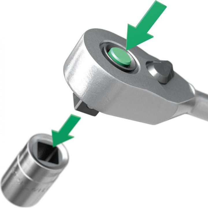 Stahlwille 13111030 512SG-QRN QuickRelease Fine Tooth 1/2" Drive