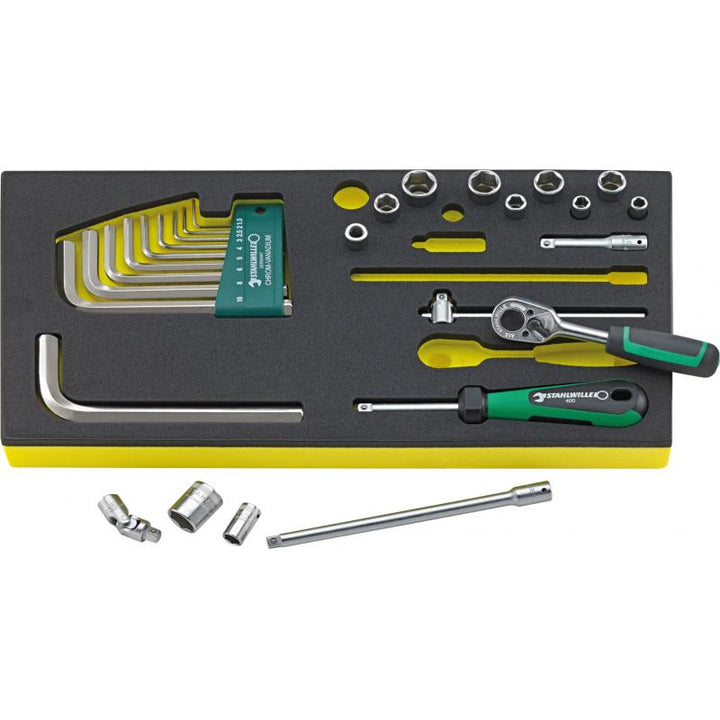 Stahlwille 96830364 Tool set No.TCS 1/4 ZOLL  10760 CV QR 27-pcs.