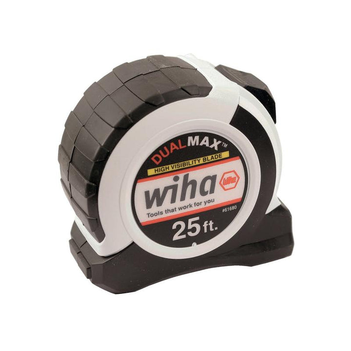 Wiha Tools 61680 25 Foot DualMax Tape Measure