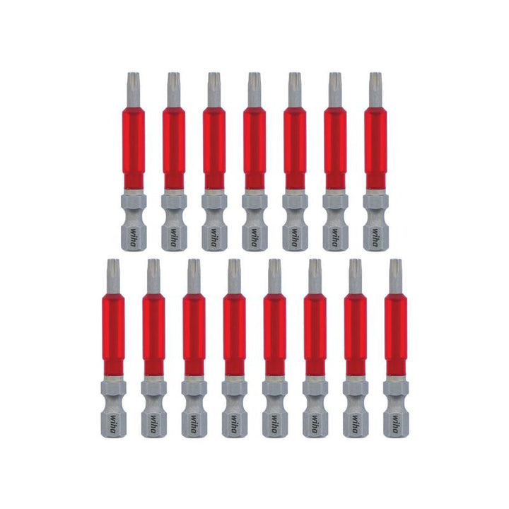 Wiha Tools 76651 MaxxTor Impact Bit TORX T15 - 49mm - 15 Pack