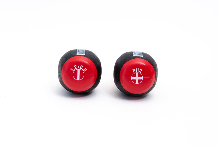 Wiha Tools 31191 SoftFinish Stubby Slotted 6.5mm/Phillips #2 Screwdrivers, 2 Pc. Set