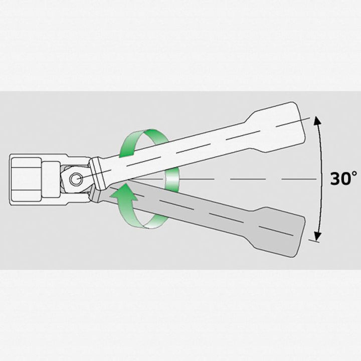 Stahlwille 12010009 3/8" EXTENSION 6" WOBBLE