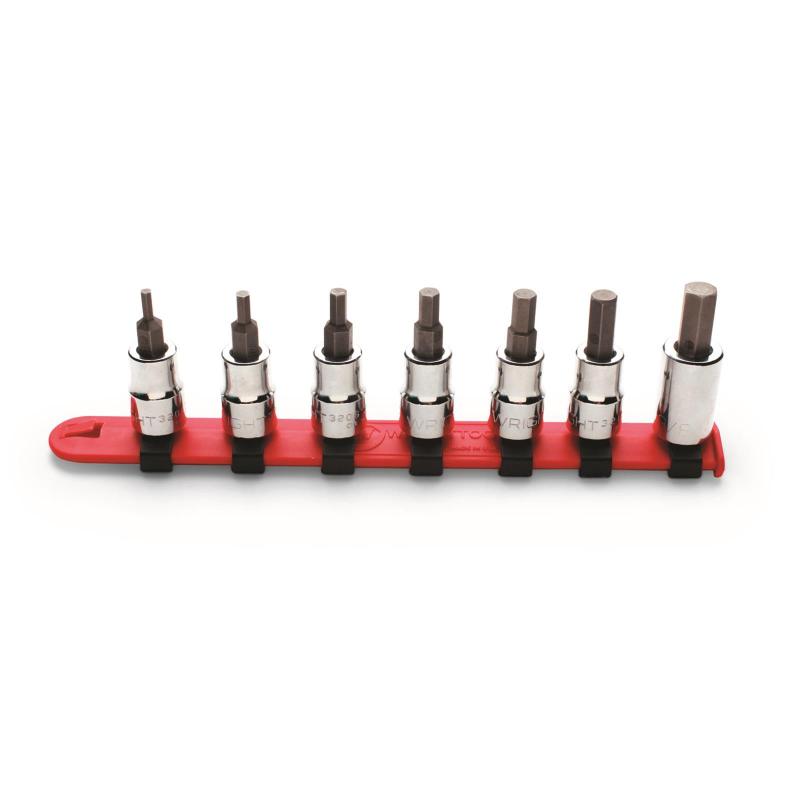 Wright Tool 360 3/8 and 1/2 Drive Hex Bit Sockets (9-Piece)